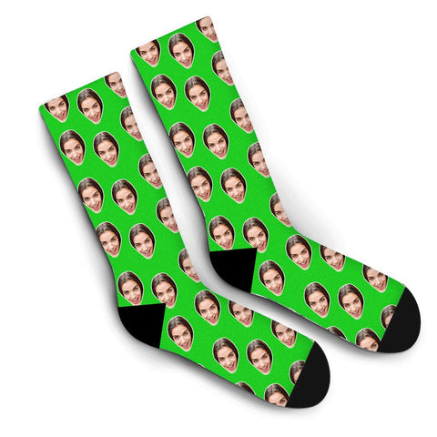 Custom Human Socks – Green
