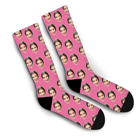 Custom Human Socks – Pink